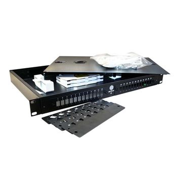 GARLAND, Fobot, 24 port fixed, 1RU, Suits LC/ST/SC connectors,