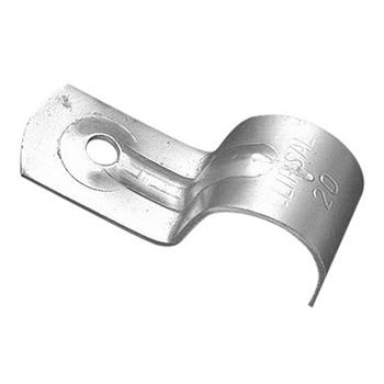 CLIPSAL, Half saddle, 25mm, Zinc electroplate steel,