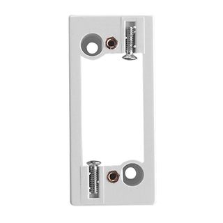 CLIPSAL, Architrave surface mounting block, White, 25mm mounting flange, With metal inserts,