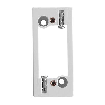 CLIPSAL, Architrave surface mounting block, White, 25mm mounting flange, With metal inserts,