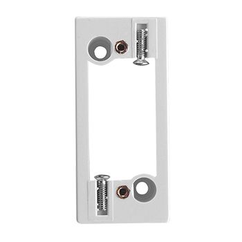 CLIPSAL, Architrave surface mounting block, White, 25mm mounting flange, With metal inserts,