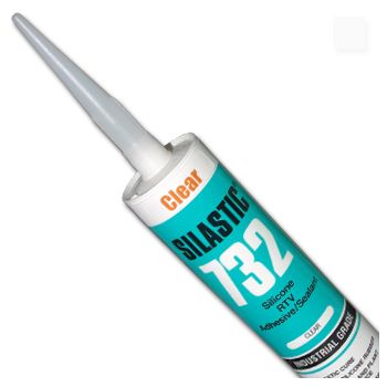 DOW CORNING, Silastic, Clear, RTV silicone adhesive sealant, Acetic cure, 310gm,