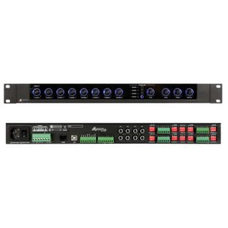 AUSTRALIAN MONITOR, Mixer Amplifier, 200W, 12 x Inputs, 8 x Balanced Mic/Line level inputs, 100V/70V/8ohm/4ohm, 1RU