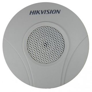 HIKVISION, CCTV Microphone and Preamp, ANC, suits 5~70 sqm, 20Hz-20kHz response, 78mm Dia, 9-12V DC, 25 mA,