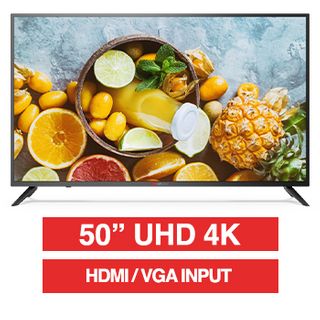 HIKVISION, 50" D-LED 16:9 Colour Monitor (Black), UHD 4K 3840x2160 resolution, 8ms response, 1200:1 contrast ratio, HDMI/VGA, LAN port, RS-232, Built-in speaker, 200x200 VESA mount only,