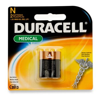 BATTERY, N size 1.5 Volt alkaline 2 per pk,