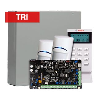 BOSCH, Solution 2000, Alarm kit, Includes ICP-SOL2-P panel, IUI-SOL-ICON LCD keypad, 2x ISC-BDL2-WP12G Tritech detectors