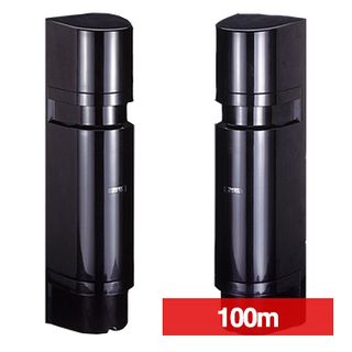 TAKEX, Photoelectric beam, 'Intelligent synchro' quad beams, 100m (outdoor) 200m (indoor) range, Double pulse modulated, External light protection, N/O and N/C contacts, 12-30V DC, 85mA