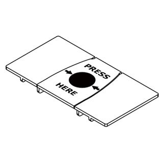 ULTRA ACCESS, Break glass unit replacement glass, Plastic Glass, suits CP31 Series Break Glass units, Plastic,