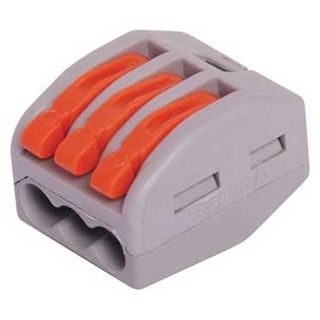 WAGO, TERMINAL Block, 3 way Splicing, 32A @ 400V,