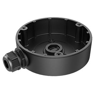 HIKVISION, Surface mount adaptor, Black, Suits Hikvision DS-2CD1343-I-G0 series turrets and similar, Provides surface mounting and conduit access
