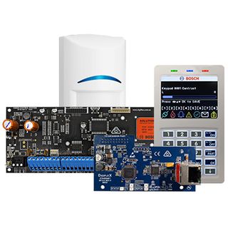 BOSCH, Solution 6000, PROMO Alarm kit, Includes CC615PB IP panel, CP736B Prox LCD keypad, 1x ISC-BPR2-W12 PIR detector, 1x MY751 MyAlarm IP ethernet module