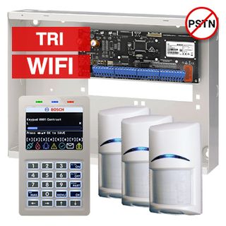 BOSCH, Solution 6000, Alarm kit, Includes CC615PB IP panel, CP737B Wifi Prox LCD keypad, 3x ISC-BDL2-WP12G Tritech detectors