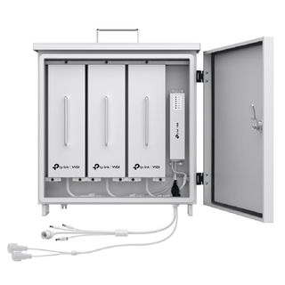 TP LINK, Solar Power CCTV System Controller, 3x 30Ah Lithium Battery, Output 12.6V, IP66, 1x 10/100 Mbps RJ45, CAMERA/SOLAR PANEL NOT INC