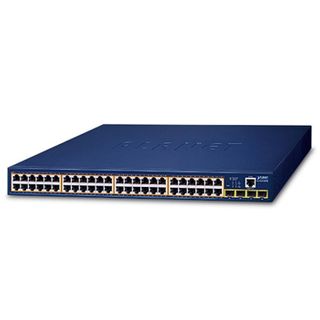 PLANET, 48 Port Gigabit Managed switch, 802.3AT POE+, + 4 Port SFP, 400W