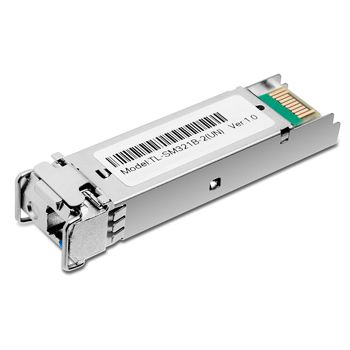 TP LINK, 1000BASE-BX WDM GBIC module, Supports 1000BASE-BX 1.25 Gbps, Up to 2 km of SMF 9/125, Compatible with SFP-MSA, Hot-Pluggable, 0-70 Degree C, 0.8W Max,