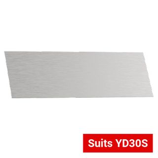 BQT, Glass door dress plate to suit surface mount housing YD30S-H. For YD30S Cobalt Side Load Lock, includes 3M adhesive tape.