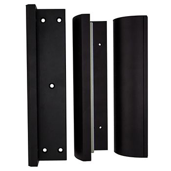 LOX, Adjustable L&Z bracket, Black, Suits EM3500M-BLK,Round style cover,