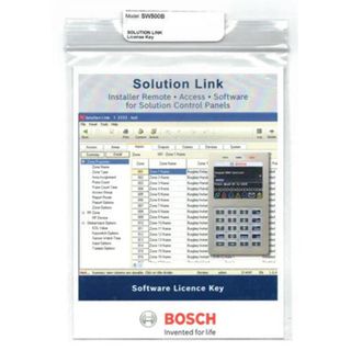 BOSCH, Solution Link, RAS programming software, Available via free download, Remote Access Software to suit Solution 6000, 6000-IP, 144, 64, 16+, 16i control panels.