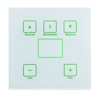 CMX, Remote Volume control, Single Zone control ,(4 Max), Volume and Source control, Source indicator, Built-in Bluetooth, RJ45 connection, powered by amplifier, up to 200m