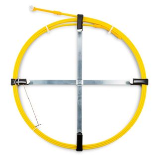 WATTMASTER, Cable Pulling rod, 4mt, Complete with Tail end, Wheel & Hook,