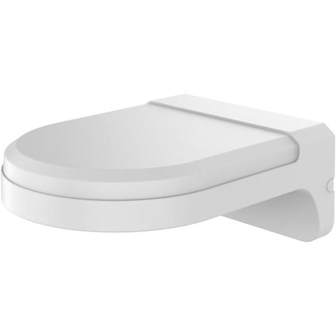 HIKVISION, Wall mount camera bracket, Metal, White, suits 145mm Hikvision & Hilook turret & dome cameras, 145mm x 187mm x 77mm.