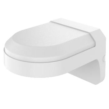 HIKVISION, Wall mount camera bracket, Metal, White, suits 145mm Hikvision & Hilook turret & dome cameras, 145mm x 187mm x 77mm.