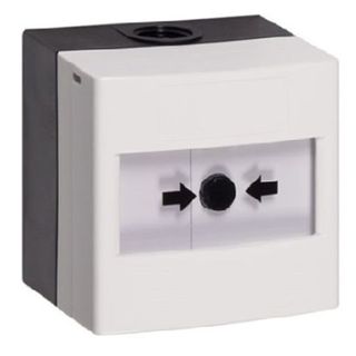 STI, Break glass, White, IP67 weather resistant, Double pole,