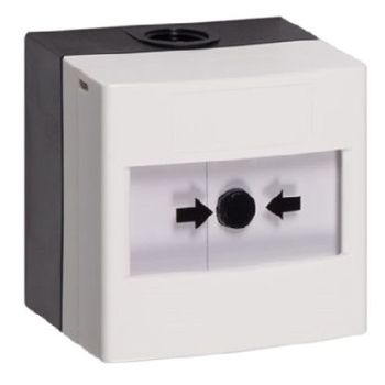 STI, Break glass, White, IP67 weather resistant, Double pole,