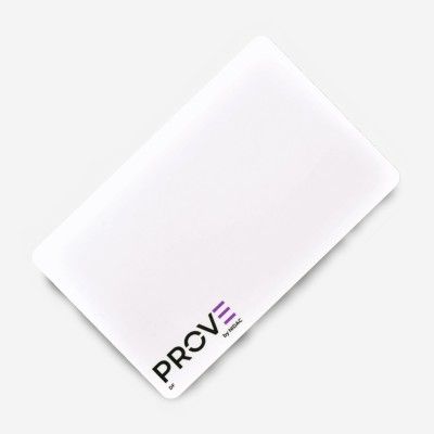 NIDAC (Prove), Prox clamshell card, read only, Compatible with Prove and Presco RFID readers, Preprogrammed with Wiegand and Presco format, Dual Frequency EM and MIFARE CLASSIC EV1
