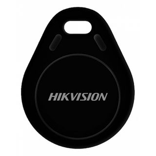 HIKVISION, Proximity tag, 13.56MHz, Mifare format, Black PVC, ABS plastic, Very durable, Suits AX Hybrid, AX Pro, Intercoms and Mifare readers