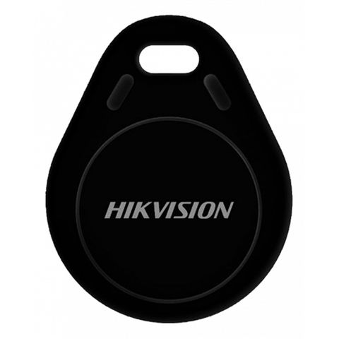 HIKVISION, Proximity tag, 13.56MHz, Mifare format, Black PVC, ABS plastic, Very durable, Suits AX Hybrid, AX Pro, Intercoms and Mifare readers