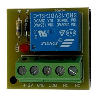ULTRA, Relay, 12V DC, SPDT, 10A contacts, LED status indicator,