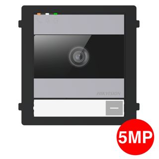 HIKVISION, Intercom, Gen 2, Video door station module, HD-IP, Single call button, 5MP camera, 180 degree view, IP65, POE,