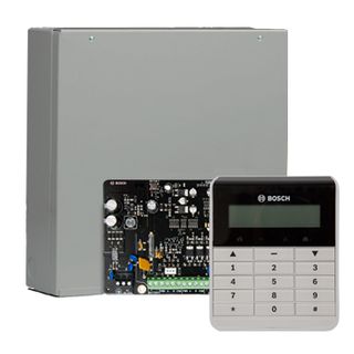 BOSCH, Solution 4000, Alarm kit, Includes ICP-SOL4-P panel, IUI-SOL-TEXT LCD keypad,