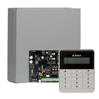 BOSCH, Solution 4000, Alarm kit, Includes ICP-SOL4-P panel, IUI-SOL-TEXT LCD keypad,
