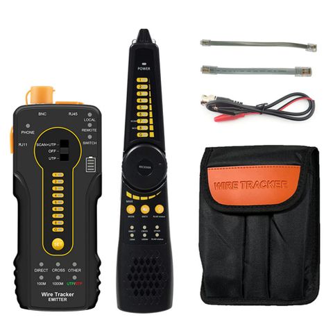 ULTRA, Cable tracer and UTP tester, Dual testing, Voltage test, 100M and 1000M test, POE test, Light function, Battery powered,