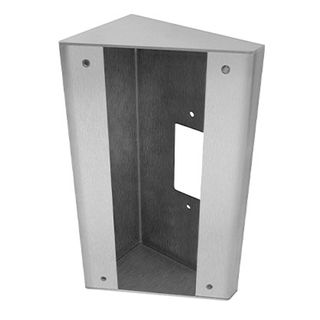 AIPHONE, Surface mount box, 30 degree angle, stainless steel, Suits IX-DV