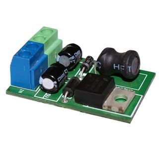 ULTRA, Voltage converter, converts 12-28V DC  to regulated 12V DC  1.0A output, Screw terminal input and output,