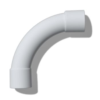 AUSSIE DUCT Standard 90 Degree Bend, Medium Duty 20mm conduit, GREY,