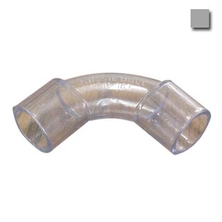 AUSSIE DUCT, Solid Elbow, Medium Duty 16mm conduit, GREY