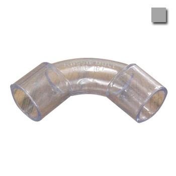 AUSSIE DUCT, Solid Elbow, Medium Duty 16mm conduit, GREY