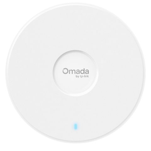 TP LINK, WIFI 7 Access Point, Omada Mesh, 2.4 GHz (688Mbps) & 5GHz (2.8Gbps), 1x Gigabit port, 48V POE/12V DC, Ceiling mount, 160x160x37mm