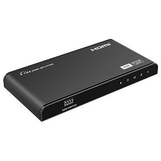 XTENDR, HDMI 1 input 4 output splitter, 4K UHD support, EDID copy, HDCP2.2, Support HDR, Supports Standard, DSD (Direct Stream Digital) and HD(HBR) audio, 5V DC 1A PSU included,