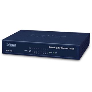 PLANET, 8 Port Gigabit Ethernet switch, 10/100/1000BASE-T,