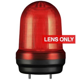 QLIGHT, MFL Series LED signal light, 100mm, RED Lens only, Replacement