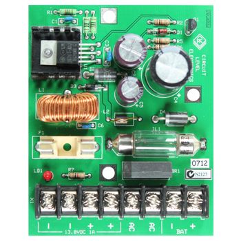 NETDIGITAL, 13.8V DC 2 Amp Power Supply module, battery charge output, Fuse protection, requires 16V AC plug pack,