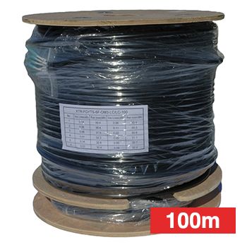 XTENDR, Fibre, Pre-Terminated lead, Loose tube outdoor, 6 Fibre, Multimode, OM3, LC-LC, 100m,