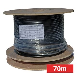 XTENDR, Fibre, Pre-Terminated lead, Loose tube outdoor, 6 Fibre, Multimode, OM3, LC-LC, 70m,