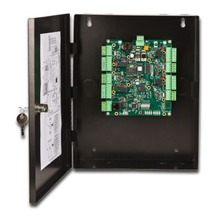 KERI, NXT series, Network proximity controller, Keri NXT format, 4 door capable, Connects to TCP/IP network, Uses RS485 secure readers, Up to 50000 users, 10000 event buffer, 10-14V DC 650mA